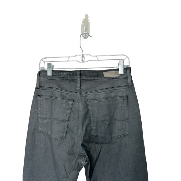 AG Adriano Goldschmied The Farrah High-Rise Coated Skinny Ankle Jeans Size 27 - Picture 7 of 12